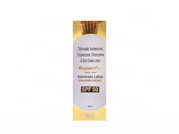 Raybarin 50 Sunscreen Lotion SPF 50 
