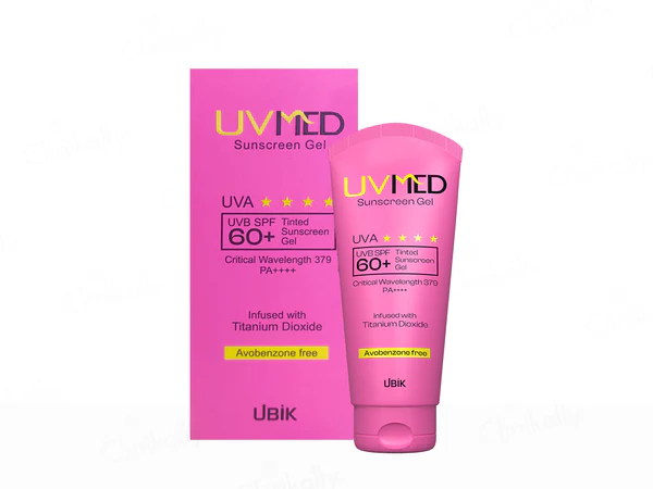Uvmed Tinted Sunscreen Gel SPF 60+ PA++++ 