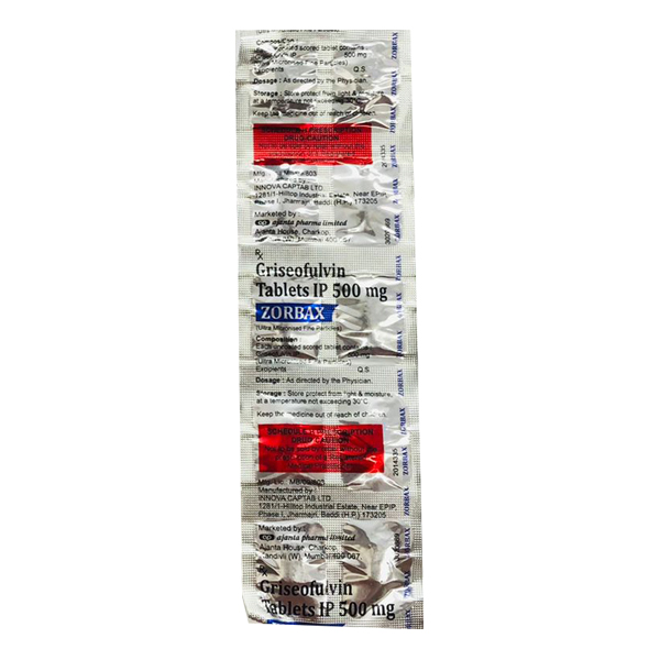 Zorbax 500mg Tablet