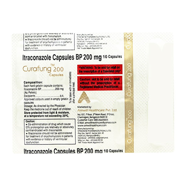 Curafung 200mg Capsules