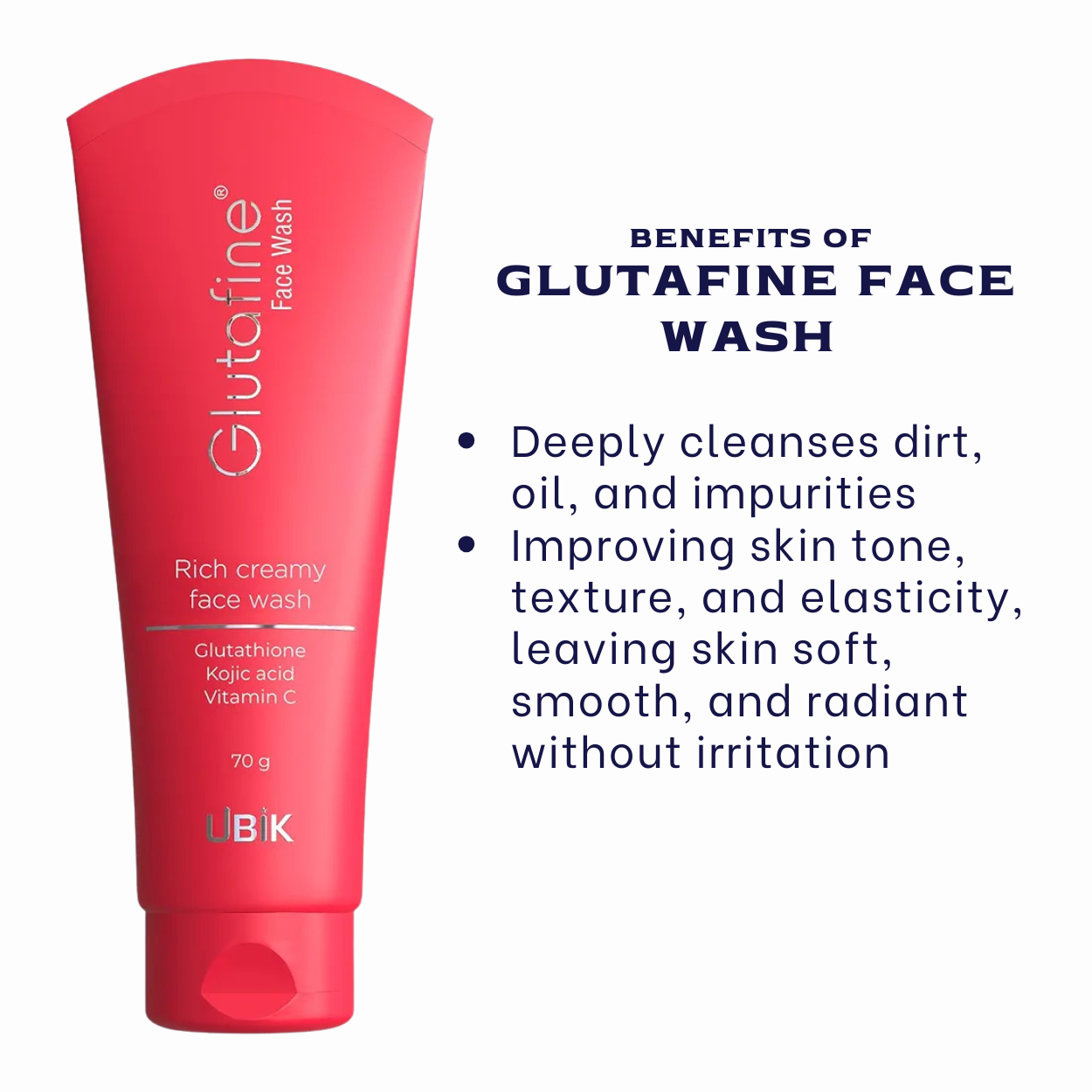 glutathione face wash benefits GLOWSAFE L Glutathione Facewash: Benefits for