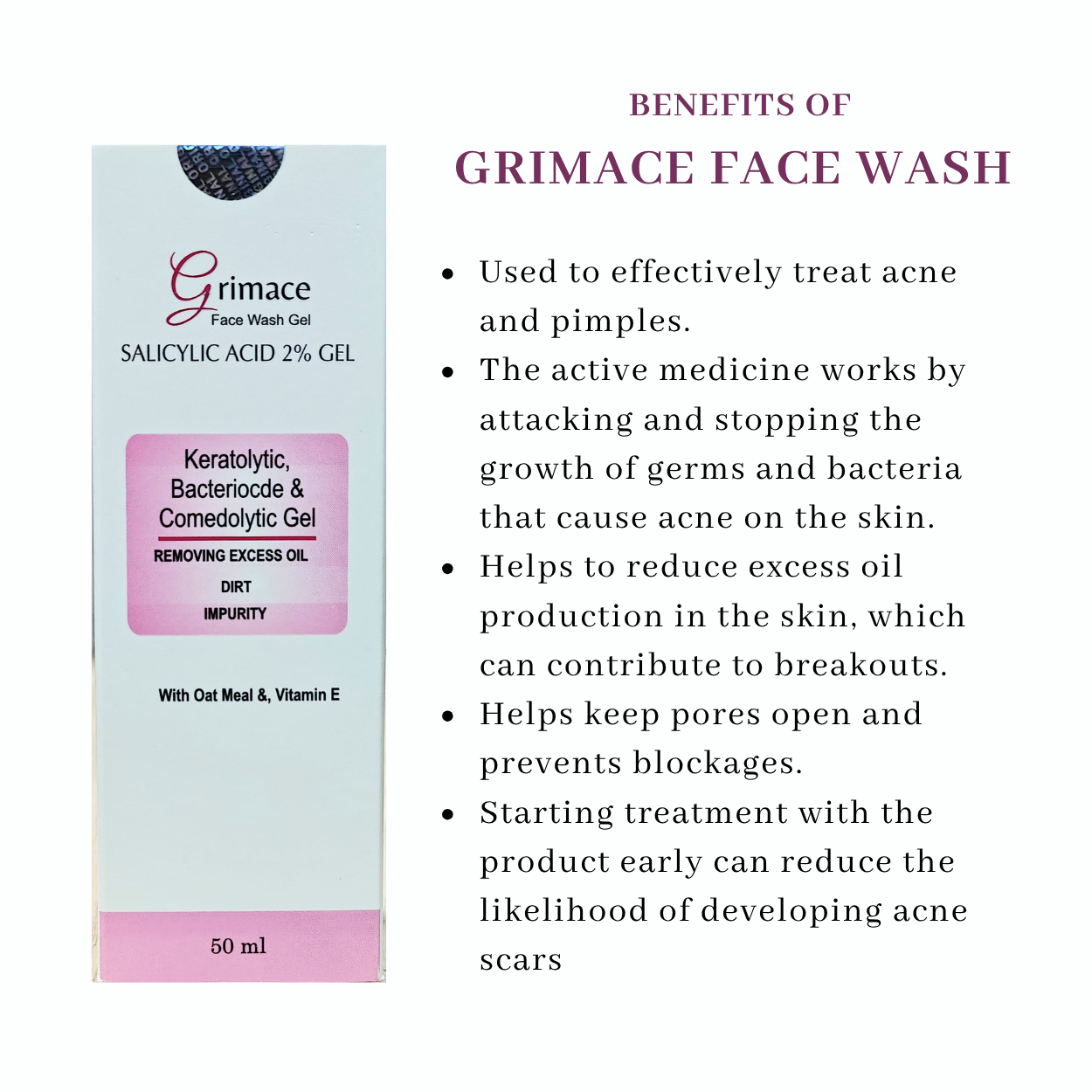 Grimace Face Wash