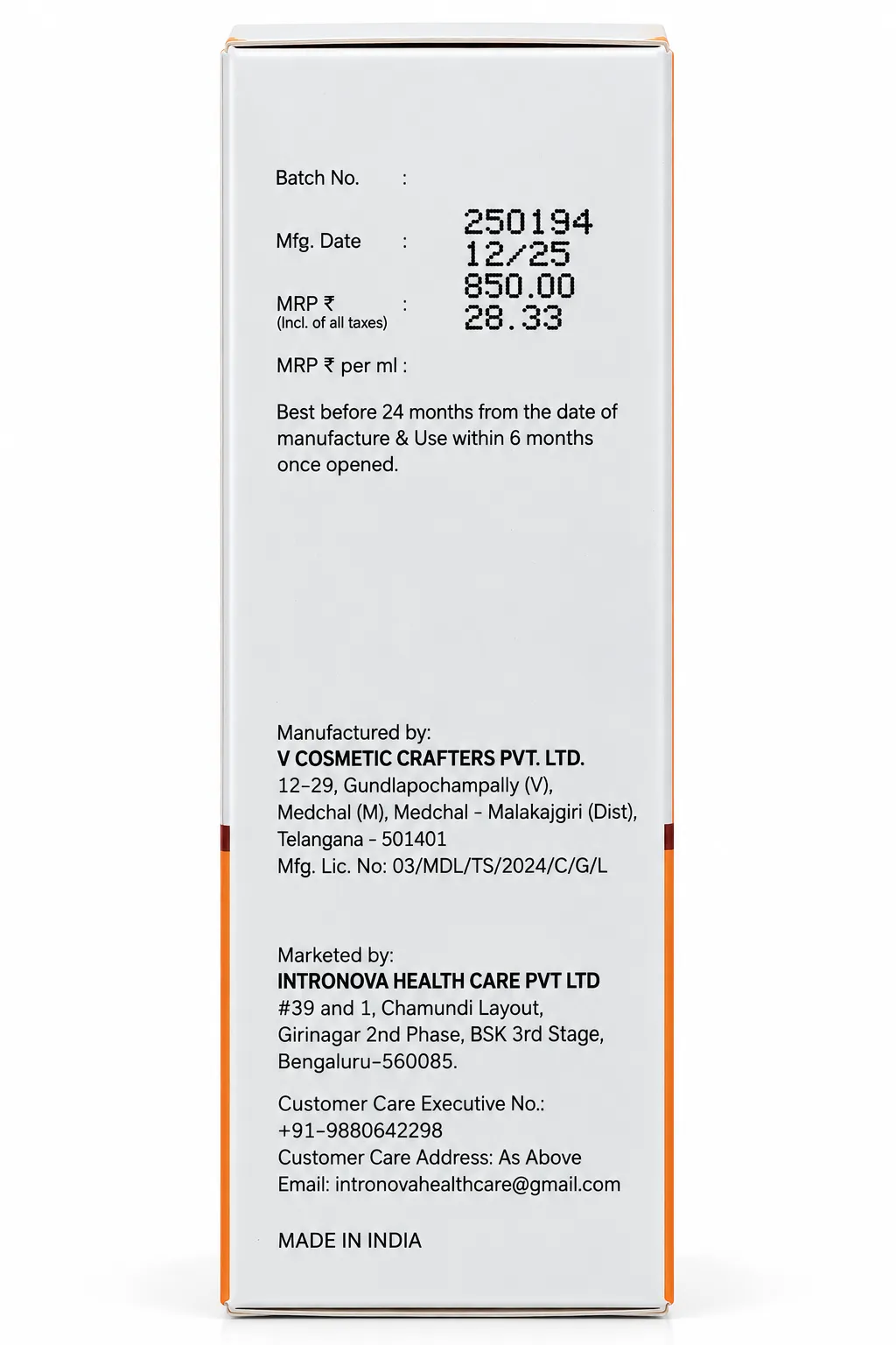 Novaformula Depigmentation Serum