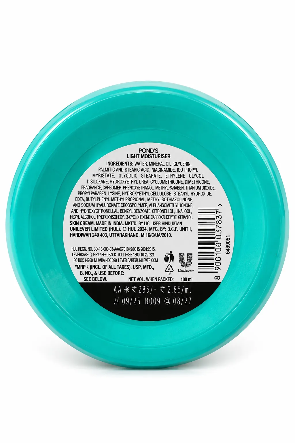 Ponds Light Moisturiser